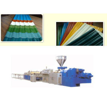 PVC Wavy Plates Extrusion Machine